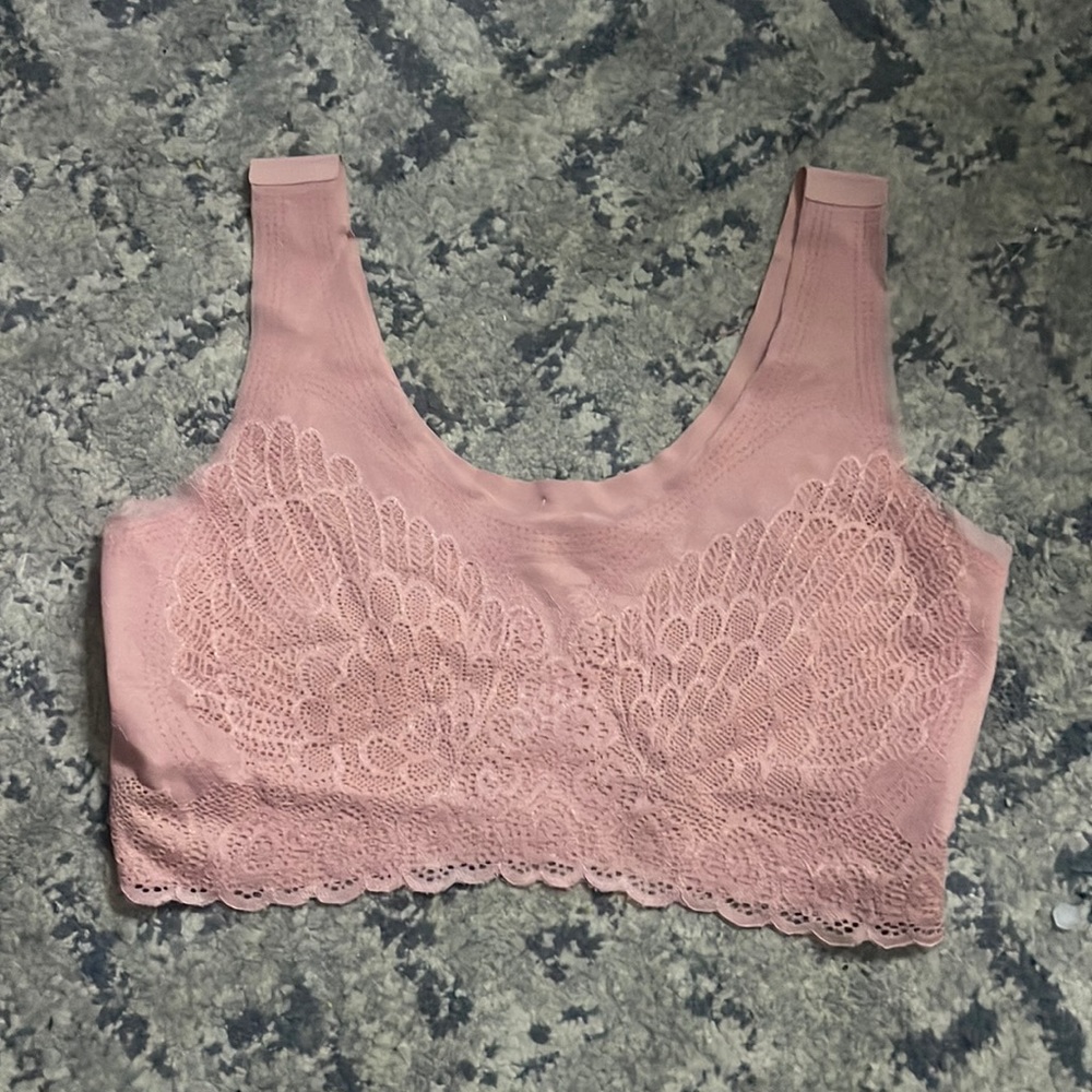 Pink bra